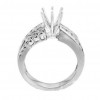 1.25ct Round Cut Diamonds Engagement Rings Semi Mounts