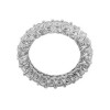 New 3.50 CT Round Cut Diamond Eternity Wedding Band Ring G/SI1 14KT White Gold