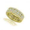 5.00 Ct Round Cut Diamonds Eternity Wedding Bands Rings