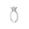 Brand New 2.40CT Round Cut Fancy Diamond Engagement Ring 14 KT White Gold G/SI1