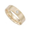 New 0.16CT Men's Round Cut Diamond Ring Wedding Band G/SI1 14KT White Gold Certf