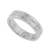 New 0.50CT Men's Round Cut Diamond Ring Wedding Band G/SI1 14KT White Gold Certf
