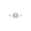 New 0.70 CT Princess Cut Solitaire Diamond Engagement Ring 14 KT White Gold
