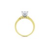 New 0.70 CT Round Cut Solitaire Diamond Engagement Ring 14 KT White/Yellow Gold