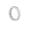 New 1.75 CT Round Cut Diamond Eternity Wedding Band Ring 14 KT White Gold G/SI1