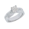 New 2.65ct Round Cut Diamond Engagement Ring Band F/Vs2