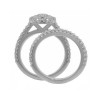 New 2.67CT Round Cut Diamond Engagement Ring Set 14KT White Gold G/SI1 Certified