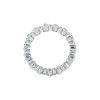 New 4.00 CT Round Cut Diamond Eternity Wedding Band Ring 14 KT White Gold G/SI1