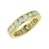 New 4.00 CT Round Cut Diamond Eternity Wedding Band Ring G/SI1 14KT White Gold