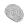New 6.50 CT Round Anniversary Ring Band Cocktail Ring Pave Set F/VS2 14KT Gold