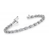 3.05 ct Ladies Round Cut Diamond Tennis Bracelet ( Color G Clarity SI-1) in 14 kt White Gold