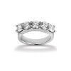 Brand New 0.85 CT Round Cut Diamond Wedding Band Ring White Gold 14 KT G/SI1