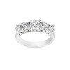 Brand New 1.25 CT Round Cut Diamond Wedding Eternity Band Ring White Gold G/SI1