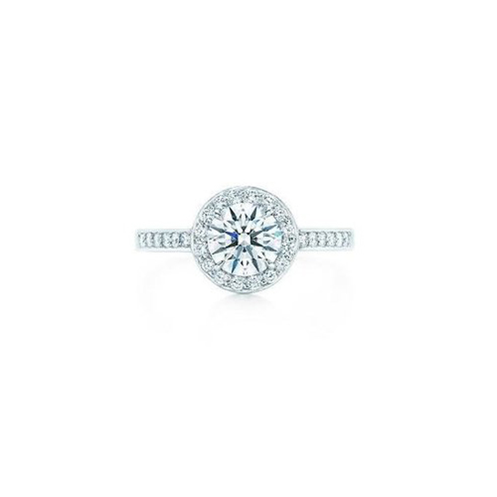 Brand New 2.00 CT Round Cut Diamond Engagement Band Ring G/SI1 14 KT White Gold