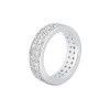 Brand New 3.00 CT Round Cut Diamond Eternity Wedding Band Ring White Gold G/SI1