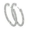 7.50 ct. Round Cut Eternity Diamond Hoop Earrings Huggies