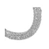 7.50 ct. Round Cut Eternity Diamond Hoop Earrings Huggies