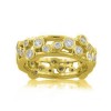 1.00 Ct Round Cut Diamonds Eternity Wedding Bands Rings