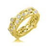 1.00 Ct Round Cut Diamonds Eternity Wedding Bands Rings