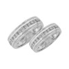 1.70ct Round Cut Diamonds Wedding Bands Sets Rings G/Si1
