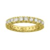 1.75 Ct Round Cut Diamonds Eternity Wedding Bands Rings