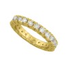 1.75 Ct Round Cut Diamonds Eternity Wedding Bands Rings