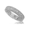 1.50ct Round Cut Diamonds Eternity Wedding Bands Rings