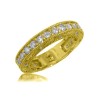 2.00 CT Round Cut Diamonds Eternity Wedding Bands Rings