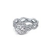 2.00 Ct Round Halo Diamond Engagement Ring Band G/Si1 Gal Certified 14 Kt Gold