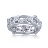 2.00ct Round Cut Diamonds Eternitys Wedding Bands Rings