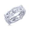 2.00ct Round Cut Diamonds Eternitys Wedding Bands Rings