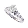 2.18ct Princess Cut Diamond Engagement Ring 14 Kt Gold