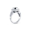 2.20 CT Round Cut Diamond Engagement Ring 14 KT White Gold G/SI1 GAL Certified