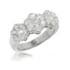 New 2.25CT Round Cut Diamond Anniversary Ring Wedding Band G/SI1 Three Stone 14K