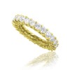 3.50ct Round Cut Diamonds Eternity Wedding Bands Rings