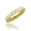 3.50ct Round Cut Diamonds Eternity Wedding Bands Rings