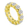 5.00ct Round Cut Diamonds Eternity Wedding Bands Rings