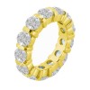 5.00ct Round Cut Diamonds Eternity Wedding Bands Rings
