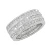 6.00ct Princess Cut Diamond Eternity Wedding Band Rings