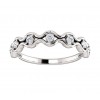2.01 ct Ladies Round Cut Eternity Wedding Band Diamond Ring (Color G Clarity SI-1) in 14 kt White Gold