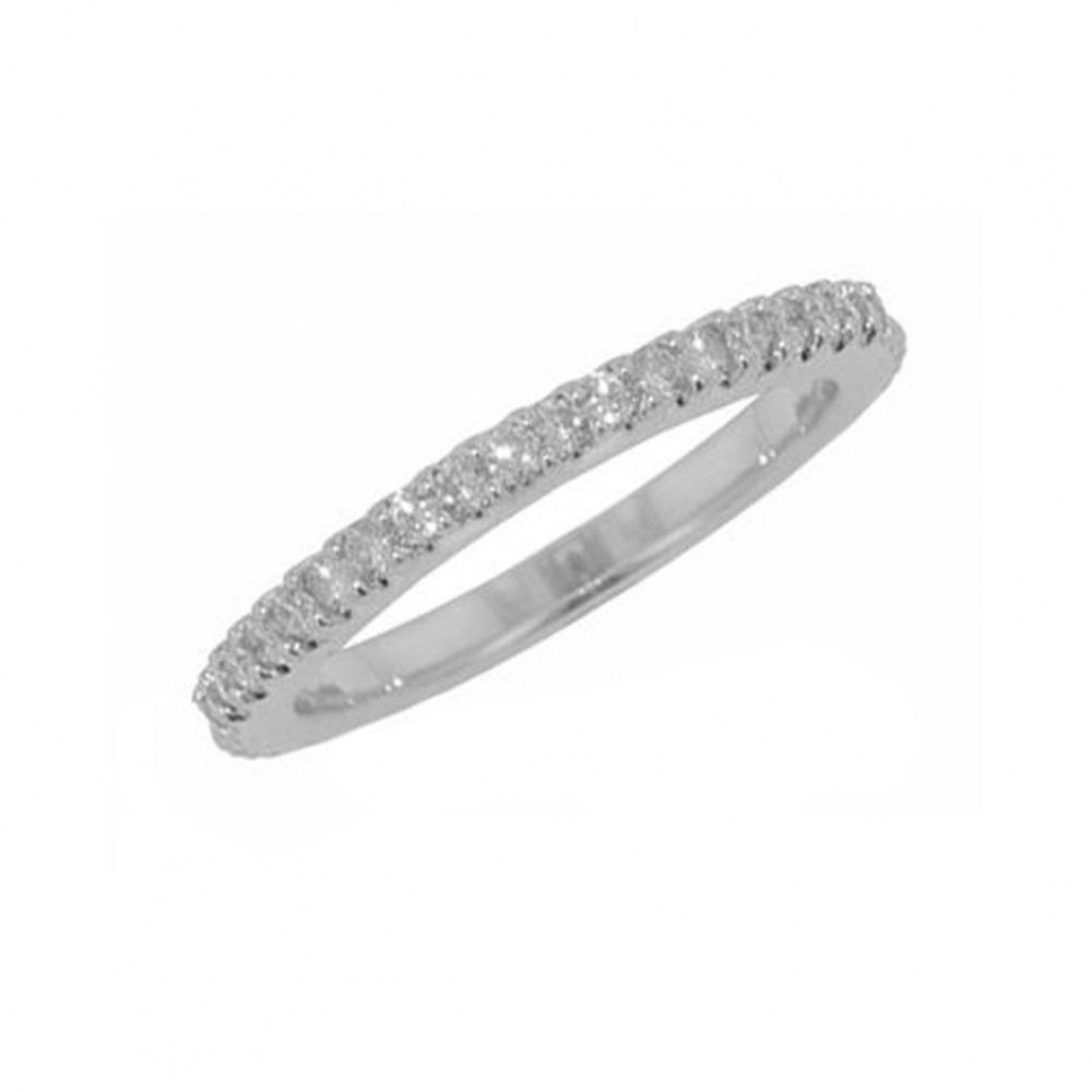 0.75ct Diamond Round Eternity Ring Wedding Band F/Vs2