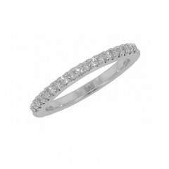 0.75ct Diamond Round Eternity Ring Wedding Band F/Vs2