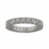 1.75 Ct Round Cut Diamonds Eternity Wedding Bands Rings