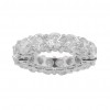 10.33CT Round Cut Diamonds Eternity Wedding Bands Rings
