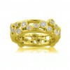 2.00ct Round Cut Diamonds Eternitys Wedding Bands Rings