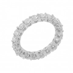 2.75 CT Round Cut Diamonds Eternity Wedding Bands Rings