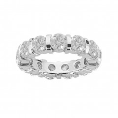 5.00ct Round Cut Diamonds Eternity Wedding Bands Rings