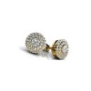 Brand New 1.60 CT Lady's Round Cut Diamond Stud Earrings White/Yellow Gold G/SI1